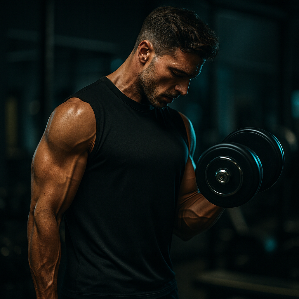 Detalle de tela / costuras de la musculosa